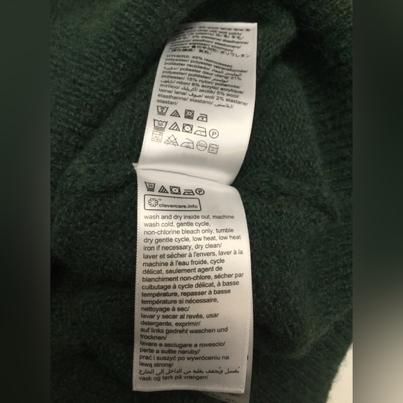 Calvin Klein Deep Green Crew Neck Sweater - Picture 7 of 15